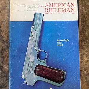 Vintage 1975 American Rifleman Magazine - June Edition- Retro Advertising - Men’s Outdoor Magazine
