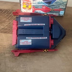 Véhicule GI Joe Hydro-Sled 1986 – Hasbro – Complet Avec Blueprint – Occasion