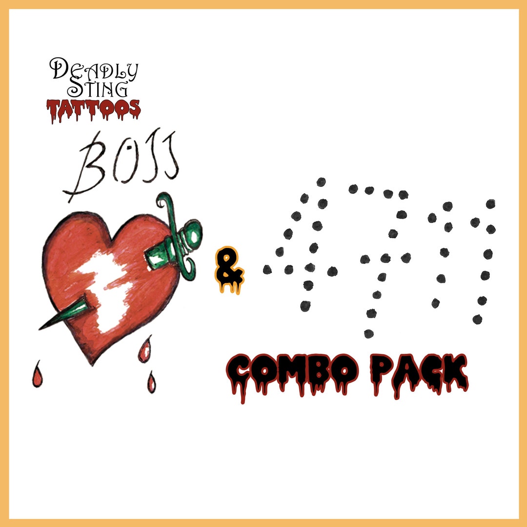 Frank N Furter BOSS and 4711 Temporary Tattoos combo Pack Etsy