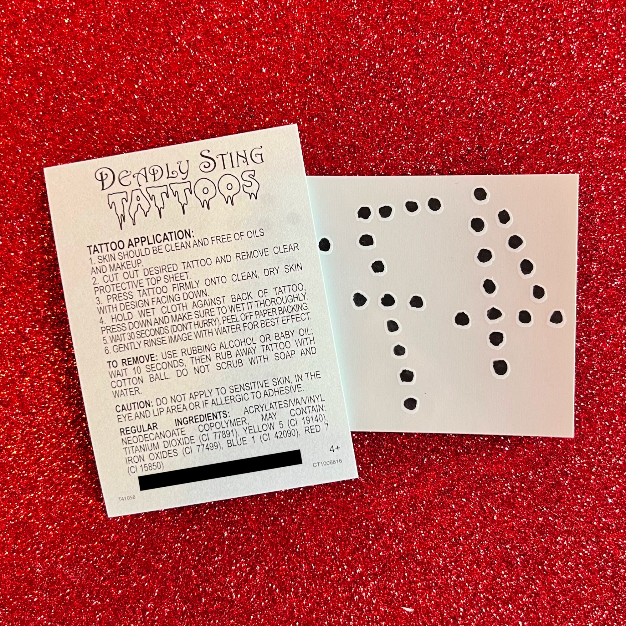 Frank N Furter 4711 Temporary Tattoo single & Multipacks Etsy UK