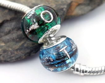 Handcrafted horse or pet hair bead for pandora bracelet