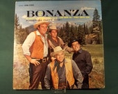 Bonanza Ponderosa Party Time RCA Victor 1962 Vintage Old Collectible 33 1 2 RPM Vinyl Record Sleeve Free Shipping