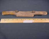 Vintage Old Collectible Rustic Wood Draw Shave Handmade Homemade Primitive