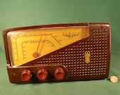 Zenith Radio AM FM Tube Type Bakelite Vintage Old Collectible