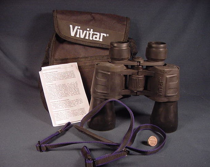 Vivitar Binoculars Field Glasses Vintage Old Collectible 7x50 Fast