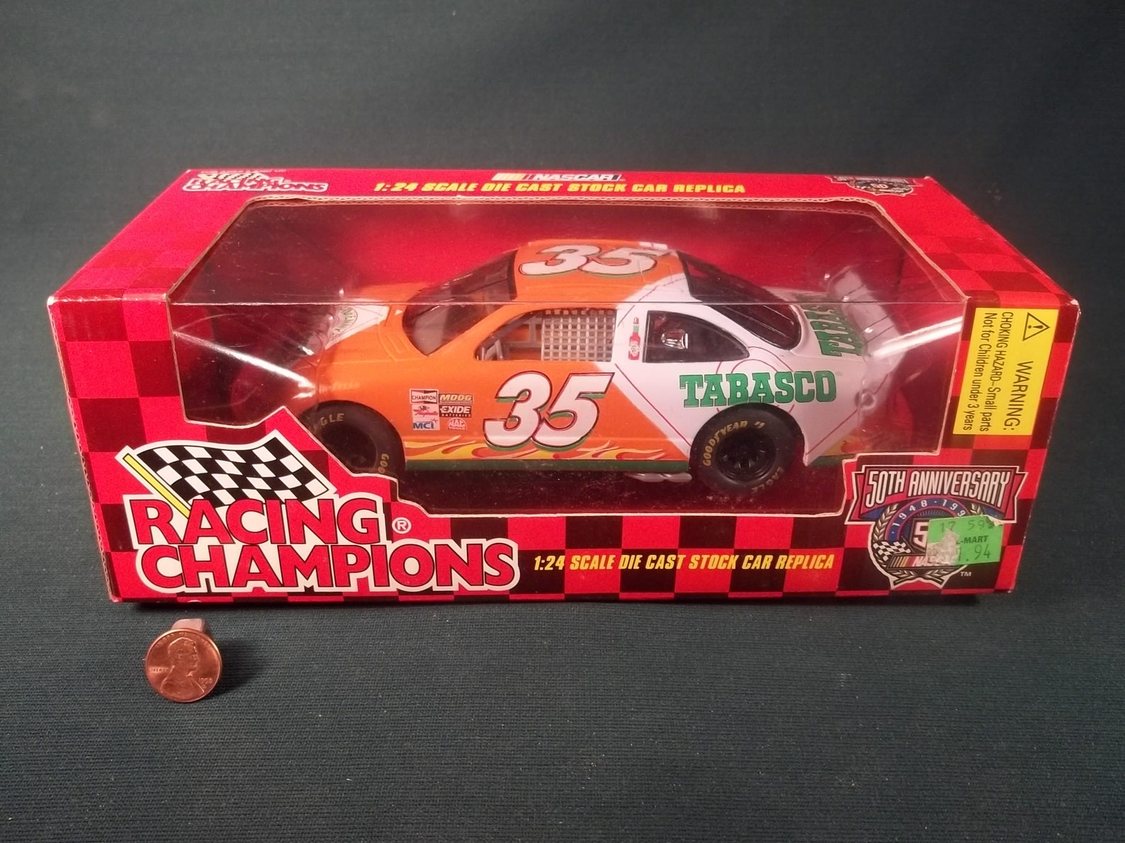 35 Tabasco 1998 Nascar 124 Scale Replica Die Cast Etsy