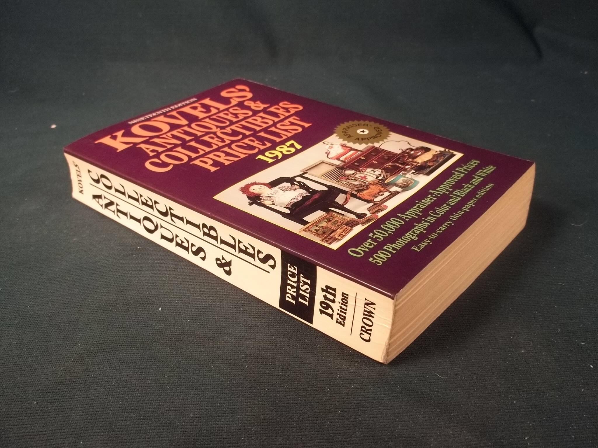 Kovel's Antique Price List & Collectibles Guide 1987 Etsy