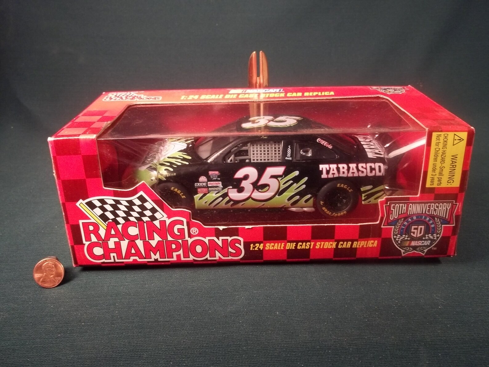 35 Tabasco Nascar 124 Scale Replica Die Cast Race Car Etsy