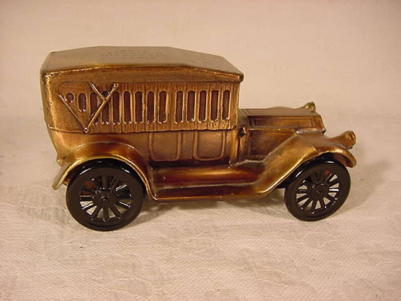 Coin Bank Metal Car 1917 Vintage Old Collectible First | Etsy