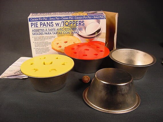 Progressive Mini Pie Pans Toppers Vintage Old Collectible Etsy