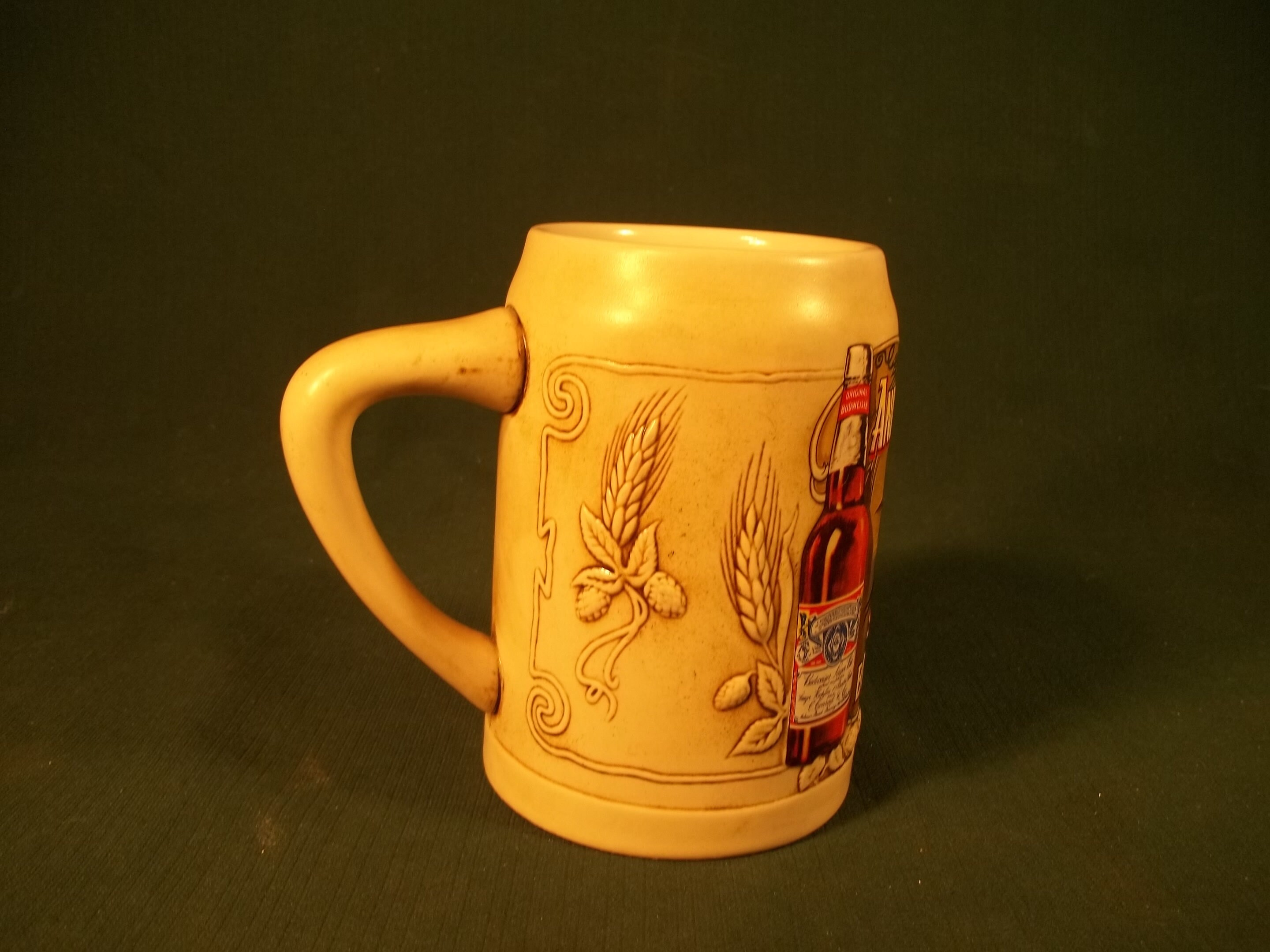 Bottled Beer 1991 Budweiser Beer Stein Mug Anheuser Etsy