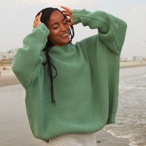 Oversized Organic Merino Wool Sweater 