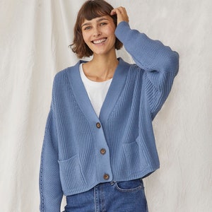 Short fitted cardigan sales