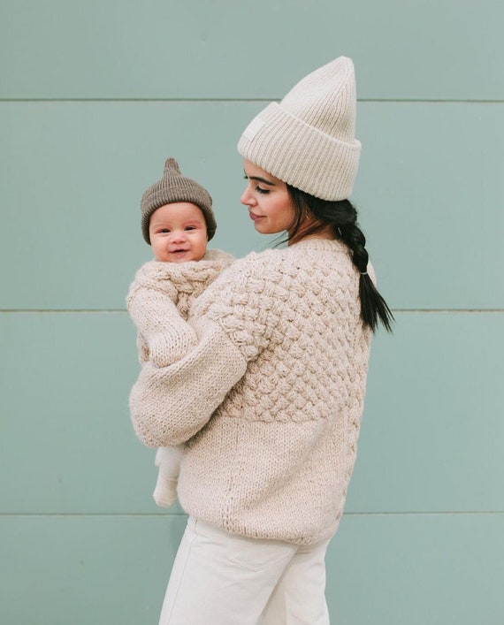 Chunky Knitted Scarf + Cream Snow Boots (The Sweetest Thing)