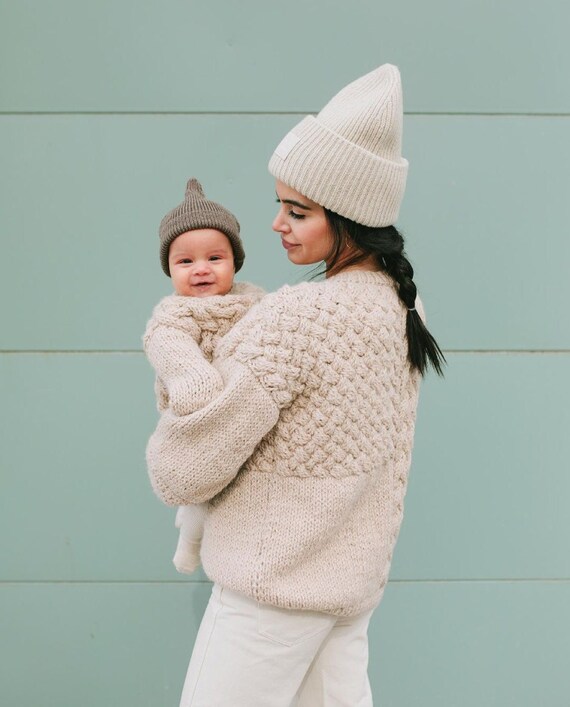 Chunky Knitted Scarf + Cream Snow Boots (The Sweetest Thing)