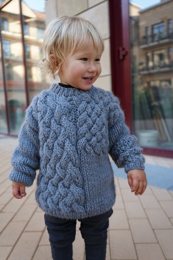 baby blue cable knit sweater