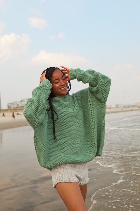 Oversized Organic Merino Wool Sweater 