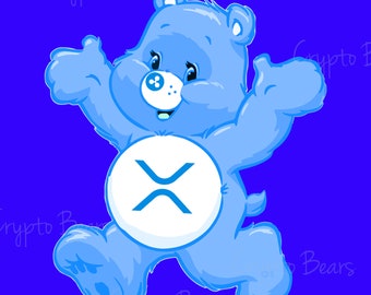 XRP Ripple Krypto Bär PFP – NFT Profilbild (Digitaler Download)