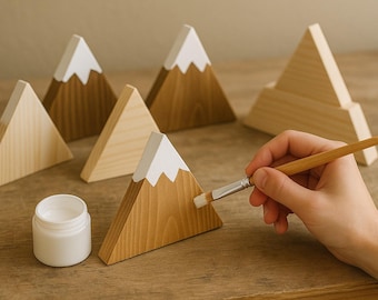 Hölzerne Berg Dekor Businessplan | DIY Altholz Side Hustle