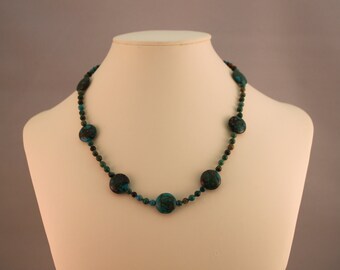 Turquoise Single Strand Beaded Necklace