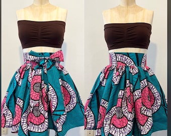 Customers favorite Plain Purple Cotton Gathered Waist Skirt Women's Clothing Dress Vintage