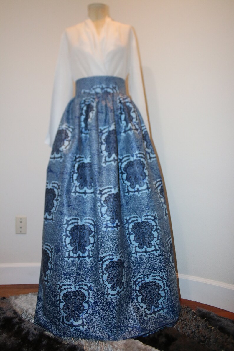 Customer Favorite Shine African Print Ankara Skirt Women/'s Clothing Maxi Africa Print Dress Dashiki Dress Vintage