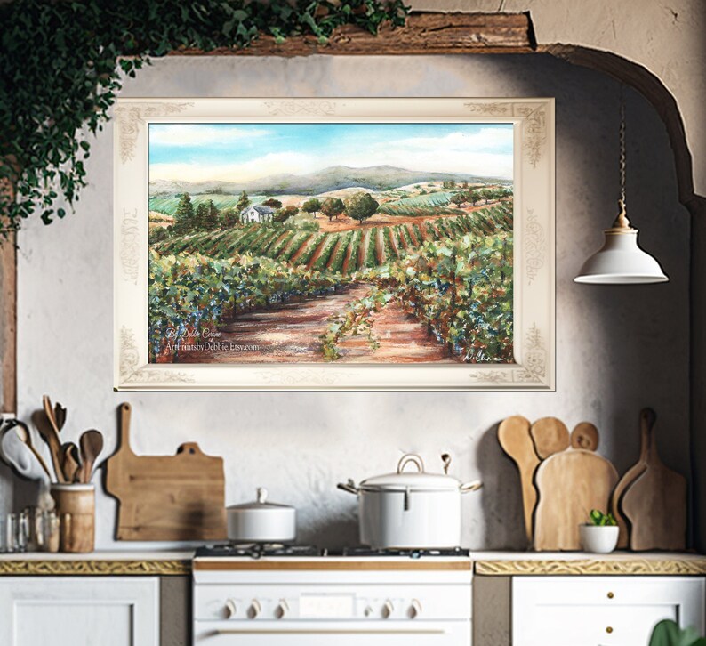 Tuscan Kitchen Decor, Italian Gift for Woman, Italy Print, Wine Cellar ...