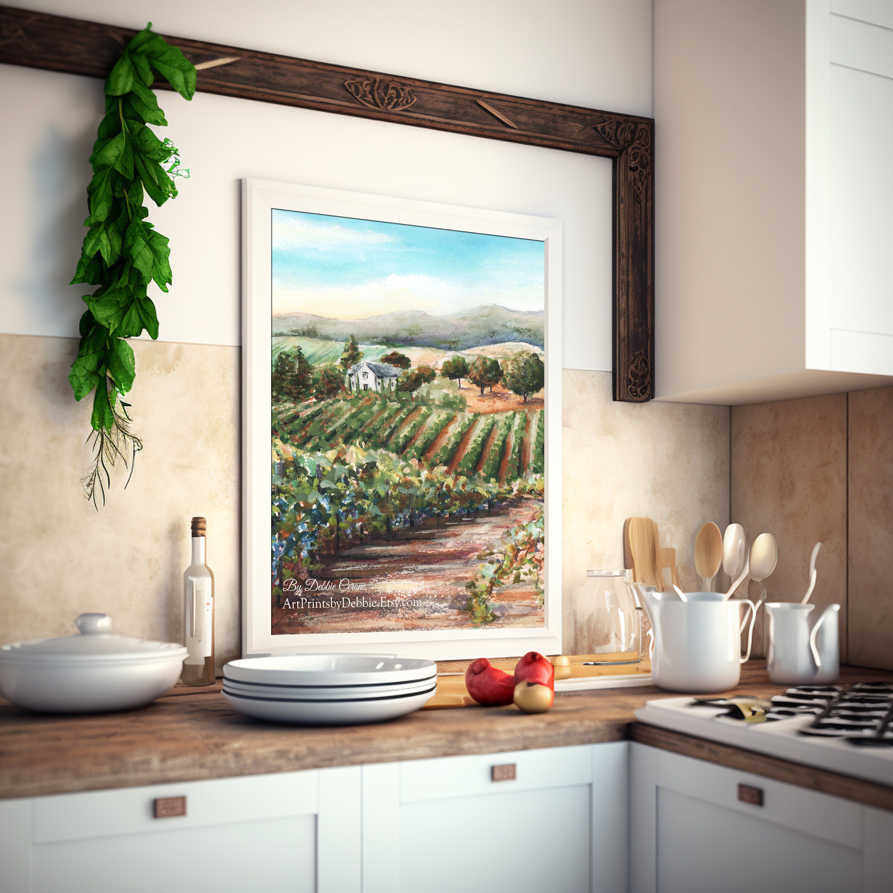 italian kitchen wall decor | kitchen wall art set of... Tuscan Kitchen Decor, Italian Gift for Woman, Italy Print, Wine Cellar ...