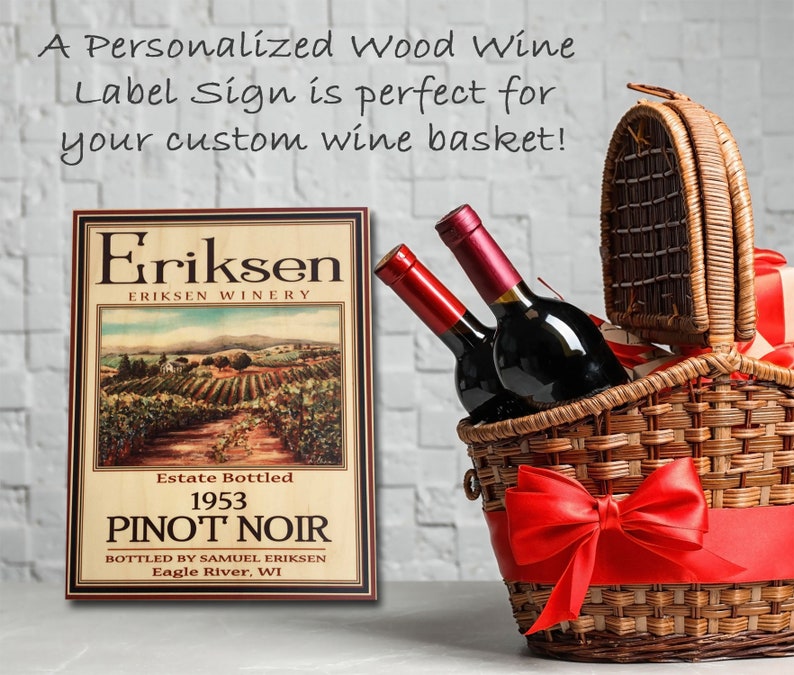 Personalized GIFT for Wine Lover Gift Basket Idea Wine Etsy