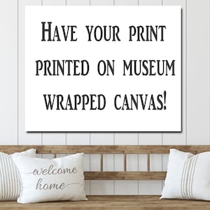 Canvas Wall Art, Get Any Print Printed On Canvas, 10x12, 11x14, 16x20, 18x24, 24x32, 24x36, Large Watercolor Print For Over Fireplace Or Bed