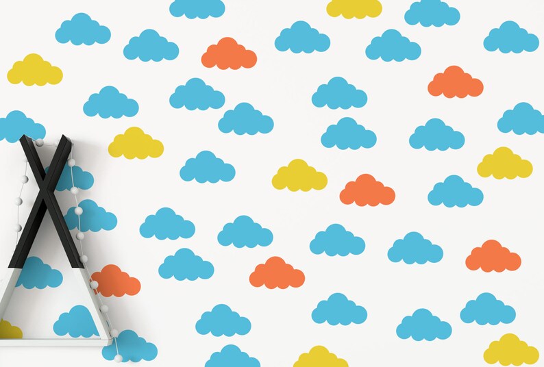 Little Clouds Vinyl Wall Decals Various Sizes Nursery or Etsy