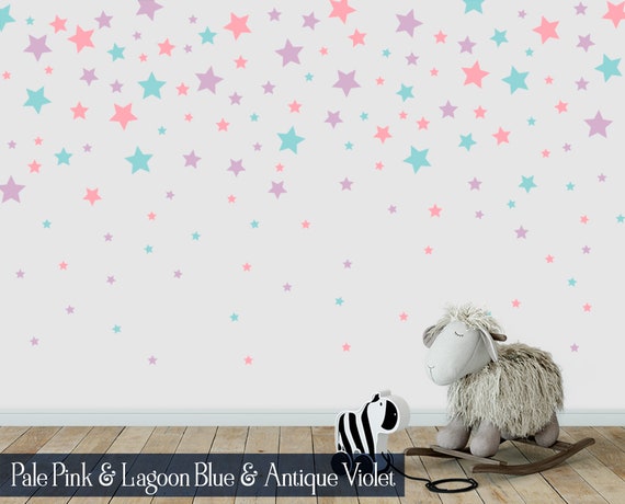 216 Star Wall Decal 3 Color Vinyl Nursery Decor Kids - Teal Color Wall Decals 216 Star Wall Decal 3 Color Vinyl Nursery Decor Kids - Teal Color Wall Decals