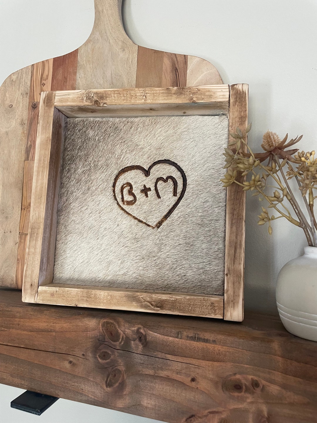 Branding Frame Cowhide Brand Plaque, Wedding Ceremony, Branding