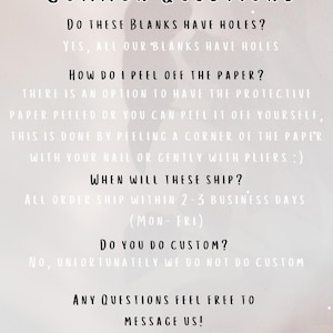 a list of common questions related to shipping and customizing items, with a focus on the shipping process.