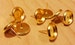 Gold tone 8mm tray cabochon earring setting 8pcs Earring making jewelry supplies, Bezel cabochon stud setting DIY supply 