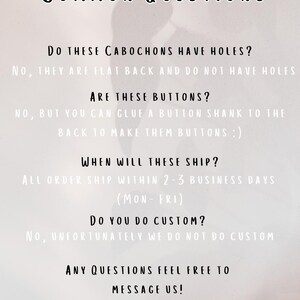 a list of common questions related to shipping and customizing items, with a focus on the shipping process.