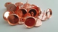 Rose gold 12 mm tray cabochon earring setting 10pcs Earring making jewelry supplies, Bezel cabochon stud setting DIY supply