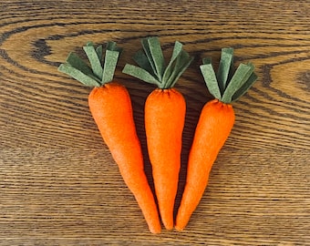 Łatwe do zrobienia filcowe marchewki, PDF Natychmiastowe pobranie