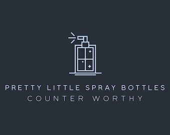 Pretty Little Spray Bottles -20oz refillable cleaner/water spray bottles