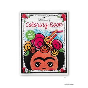 Mexican Icons, Bilingual Coloring Book