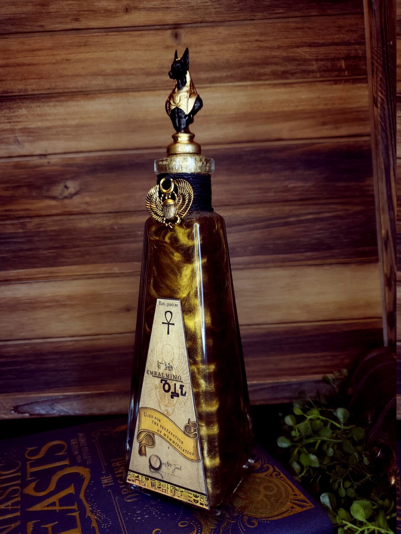 Anubis' Einbalsamierungsöl Magisches Trankglas - Etsy Österreich