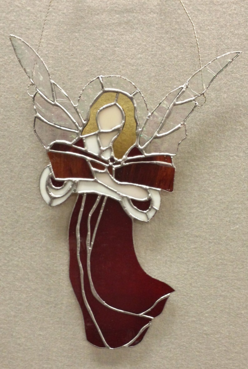Stained Glass Heavenly Angel - Etsy