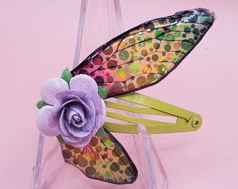 Holographic Fairy Wing Hair Clip Makes for a Beautiful Nature-Inspired Hair Accessory