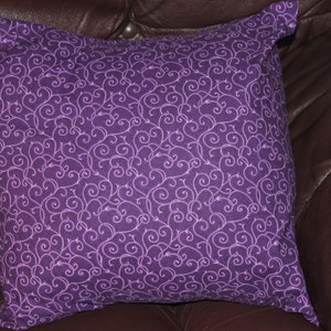 Decorative pillow, purple pillow, READY TO SHIP, throw pillow, cushion, bedroom  pillow, sofa pillow, Home Decor, Modern Pillow