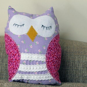 Owl, Pink, Purple owl, Stuffed Owl, Baby&#39;s Toy, Plush Owl, Owl, Country Decor, Home Decor Owl, Nursery Decor, Party Favors, Stuffed Animal