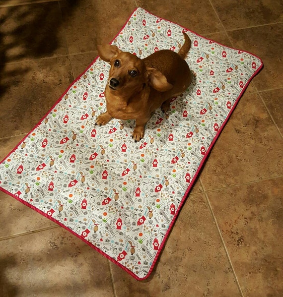 Soft Cotton puppy dog blanket mat 21 x 33.5 with Etsy