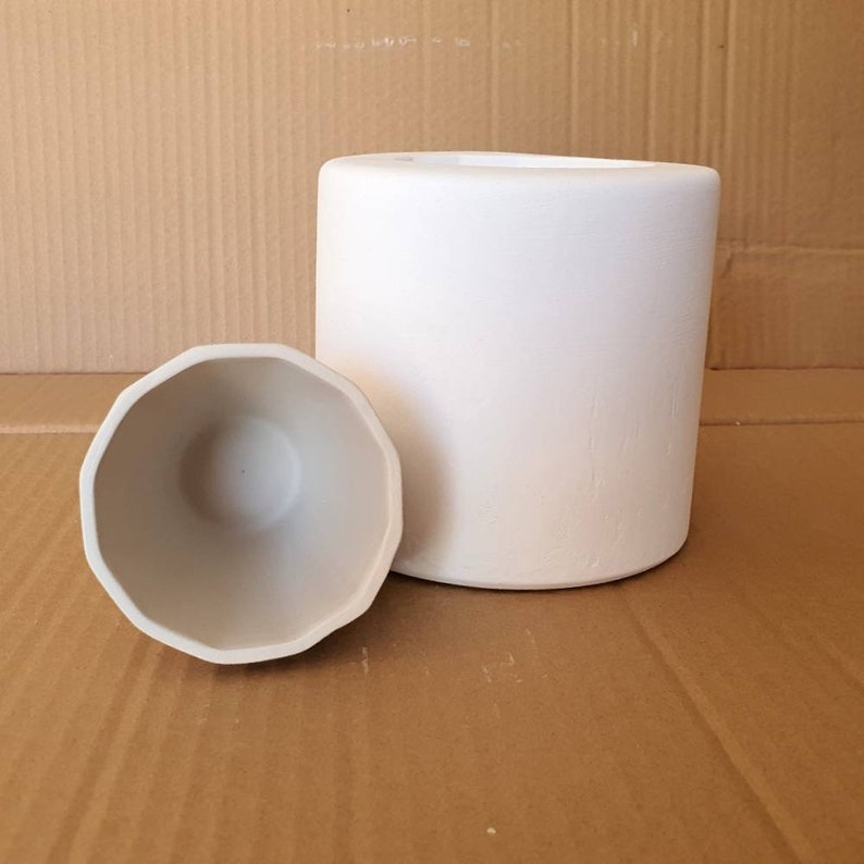 Handleless Mug Plaster Mold for Slip Casting Mold Making Etsy