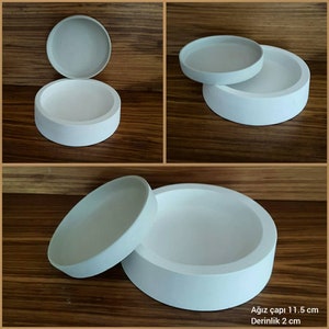 Plaster Mold for Round Plate 12x2cm EK212