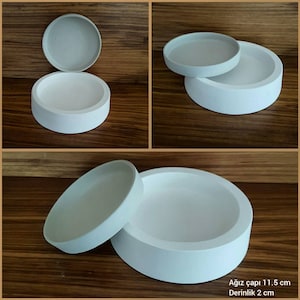 Plaster Mold for Round Plate 12x2cm EK212