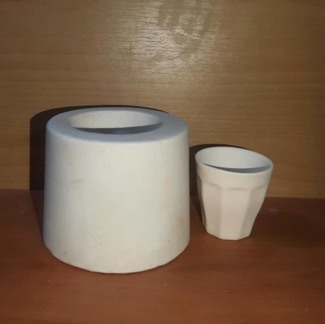 Handleless Cup Plaster Mold for Slip Casting Mold Making Etsy New Zealand